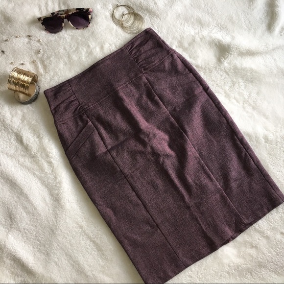 Final Touch Dresses & Skirts - {FINAL TOUCH} High Waist Pencil Skirt Two-Tone